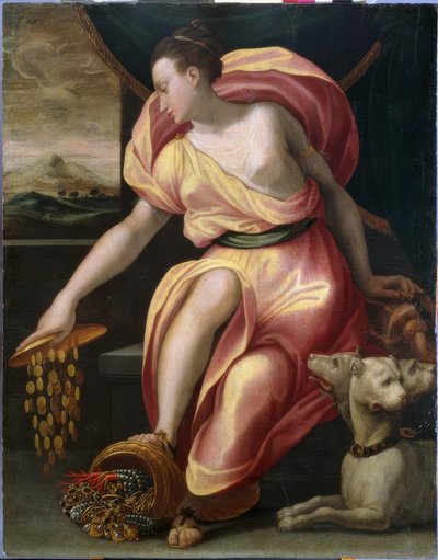 Allegoria della ricchezza da Girolamo Macchietti